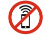 Sticker interdiction de téléphoner