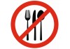 Sticker interdiction de manger