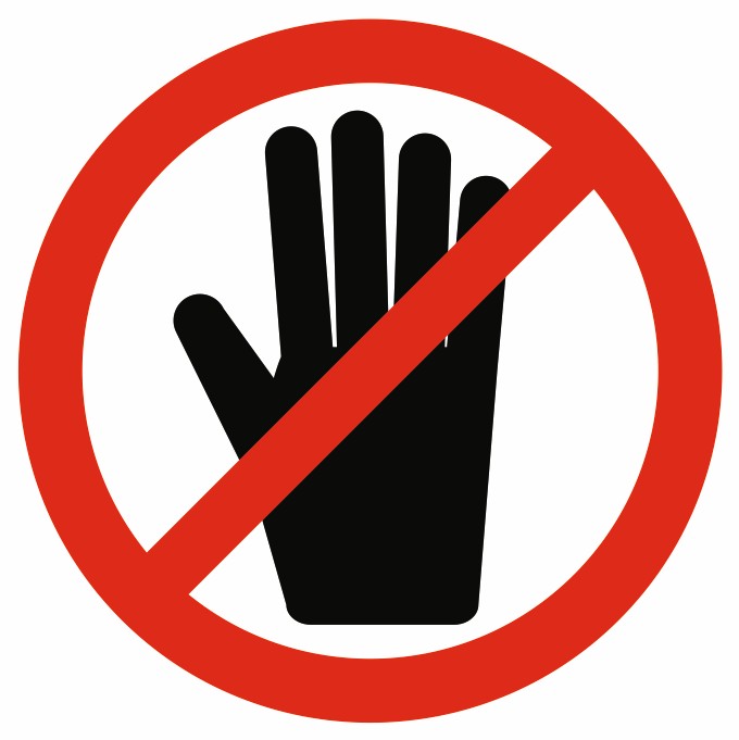 Sticker Interdiction De Toucher Qualite Pro Sticker Interdiction De Toucher Qualite Pro