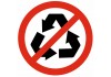 Sticker interdiction de recycler