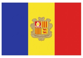 Sticker drapeau Andorre