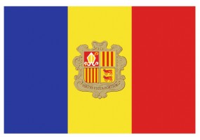 Sticker drapeau Andorre