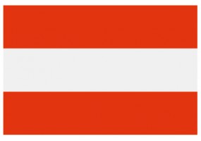 Sticker drapeau Autriche