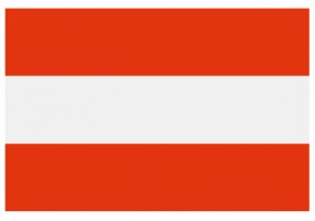Sticker drapeau Autriche