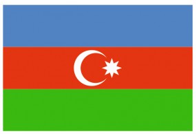 Sticker drapeau Azerbaidjan
