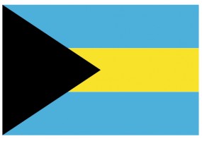 Sticker drapeau Bahamas