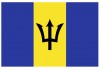 Sticker drapeau Barbade