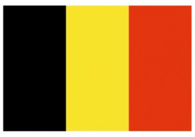 Sticker drapeau Belgique