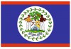 Sticker drapeau Belize