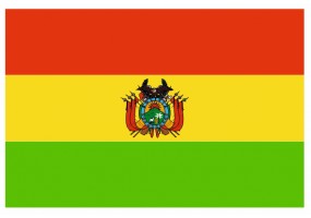 Sticker drapeau Bolivie