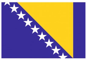 Sticker drapeau Bosnie-Herzegovine