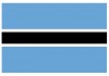 Sticker drapeau Botswana