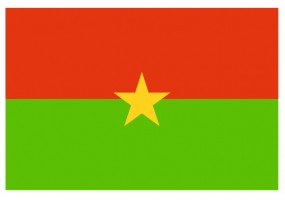 Sticker drapeau Burkina-Faso