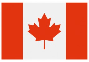 Sticker drapeau Canada