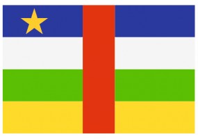 Sticker drapeau République-Centrafricaine