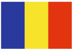 Sticker drapeau Tchad
