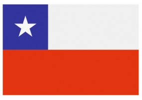 Sticker drapeau Chili