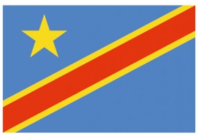 Sticker drapeau République-Démocratique-du-Congo