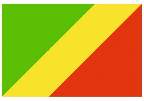Sticker drapeau Congo