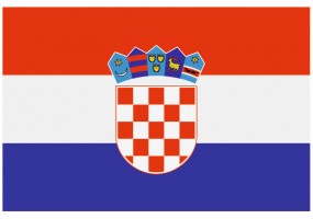 Sticker drapeau Croatie