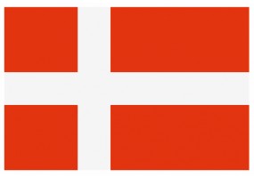 Sticker drapeau Danemark