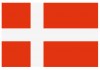 Sticker drapeau Danemark