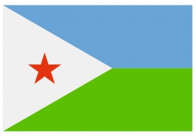 Sticker drapeau Djibouti
