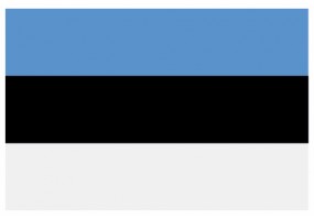 Sticker drapeau Estonie