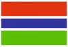 Sticker drapeau Gambie