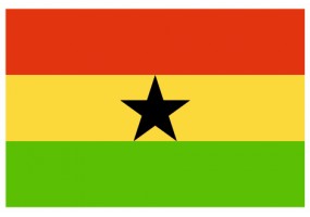 Sticker drapeau Ghana