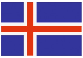 Sticker drapeau Islande