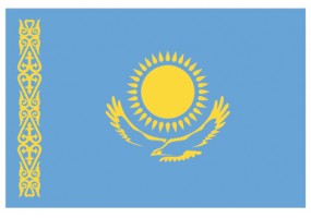 Sticker drapeau Kasakstan
