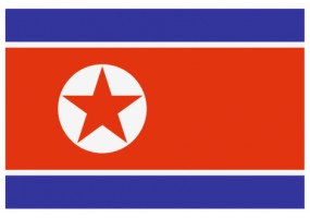 Sticker drapeau Corée-du-Nord