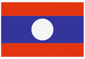 Sticker drapeau Laos
