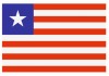 Sticker drapeau Liberia