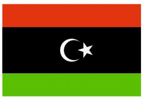 Sticker drapeau Libye