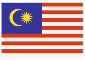 Sticker drapeau Malaisie
