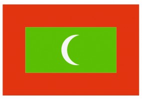 Sticker drapeau Maldives