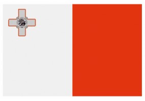 Sticker drapeau Malte