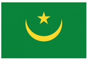 Sticker drapeau Mauritanie