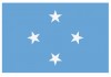 Sticker drapeau Micronesie