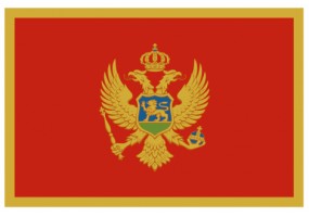 Sticker drapeau Montenegro