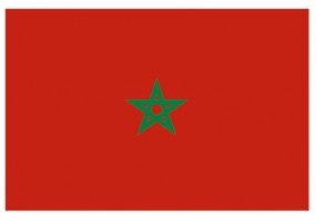 Sticker drapeau Maroc