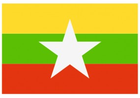 Sticker drapeau Myanmar