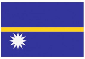 Sticker drapeau Nauru