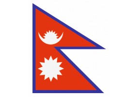 Sticker drapeau Nepal