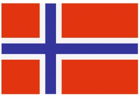 Sticker drapeau Norvege