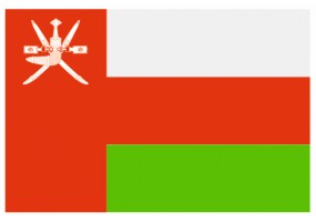 Sticker drapeau Oman