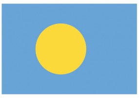 Sticker drapeau Palao