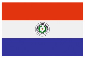 Sticker drapeau Paraguay